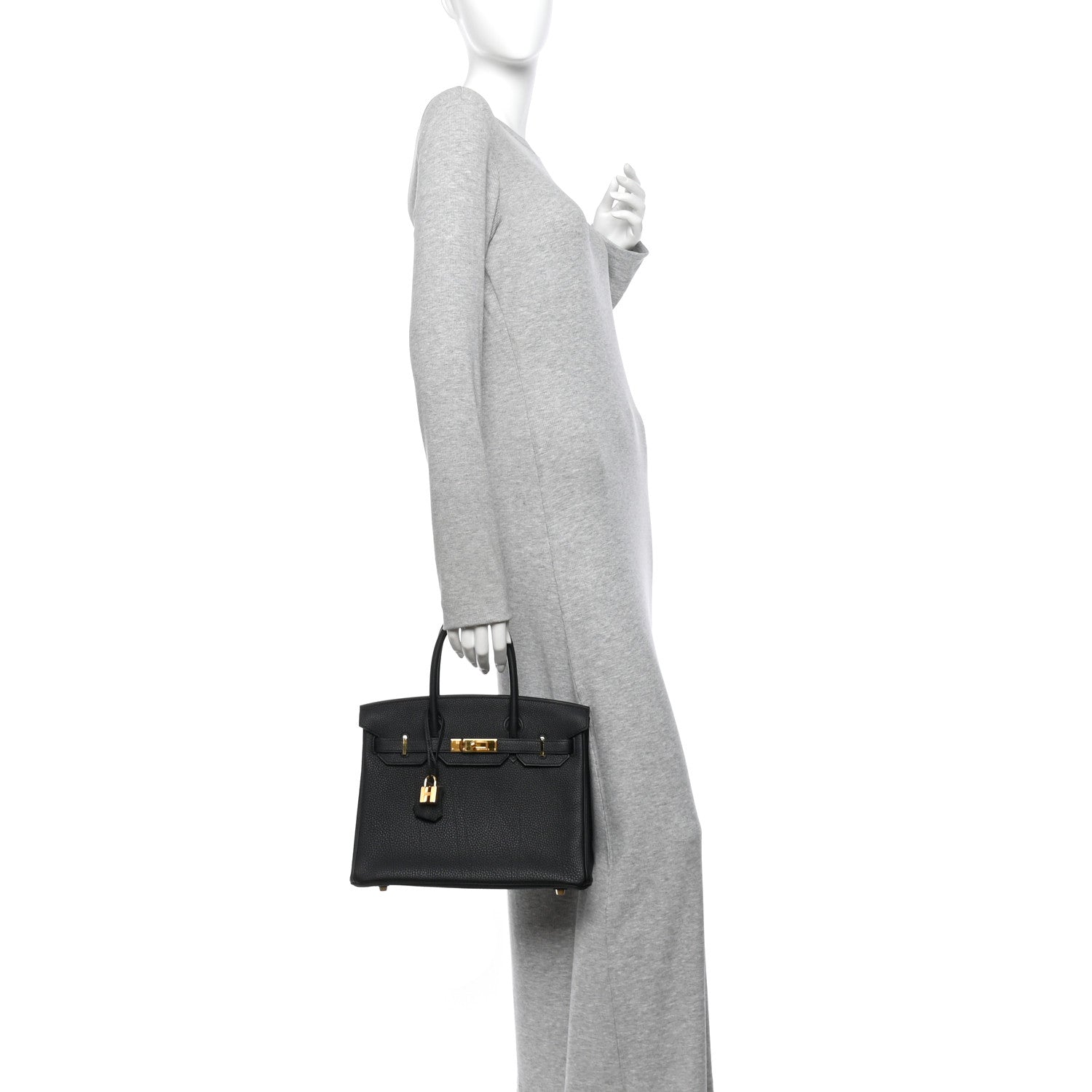 Hermes Togo Birkin 30 Black 2 of 11