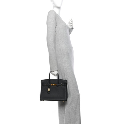 Hermes Togo Birkin 30 Black 2 of 11