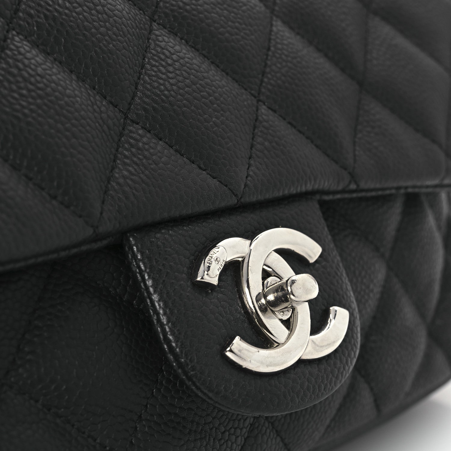 Chanel Caviar Quilted Medium Easy Flap Black 11 of 11
