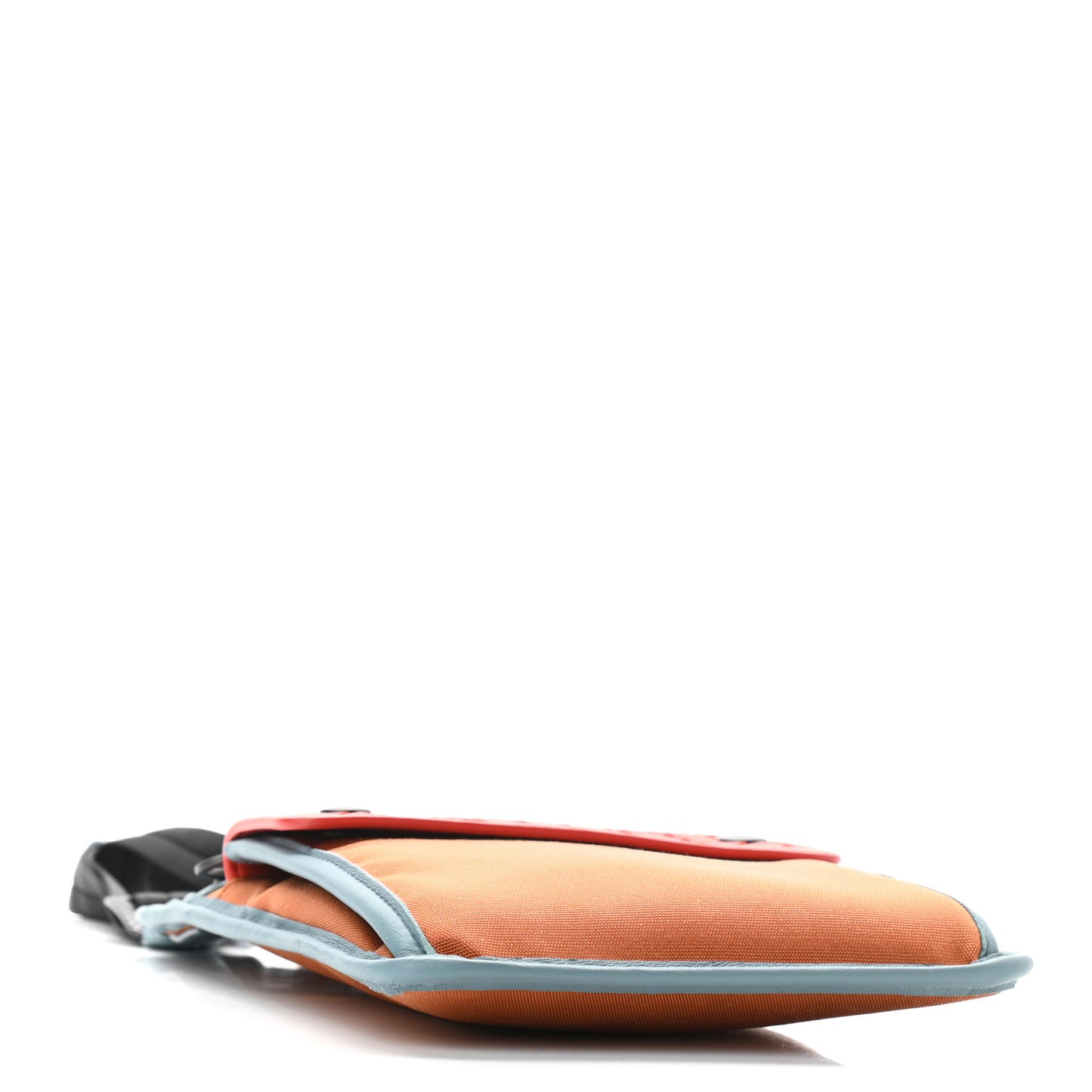 Nappa Intrecciato Nylon High Tech Crossbody Pouch Multicolor