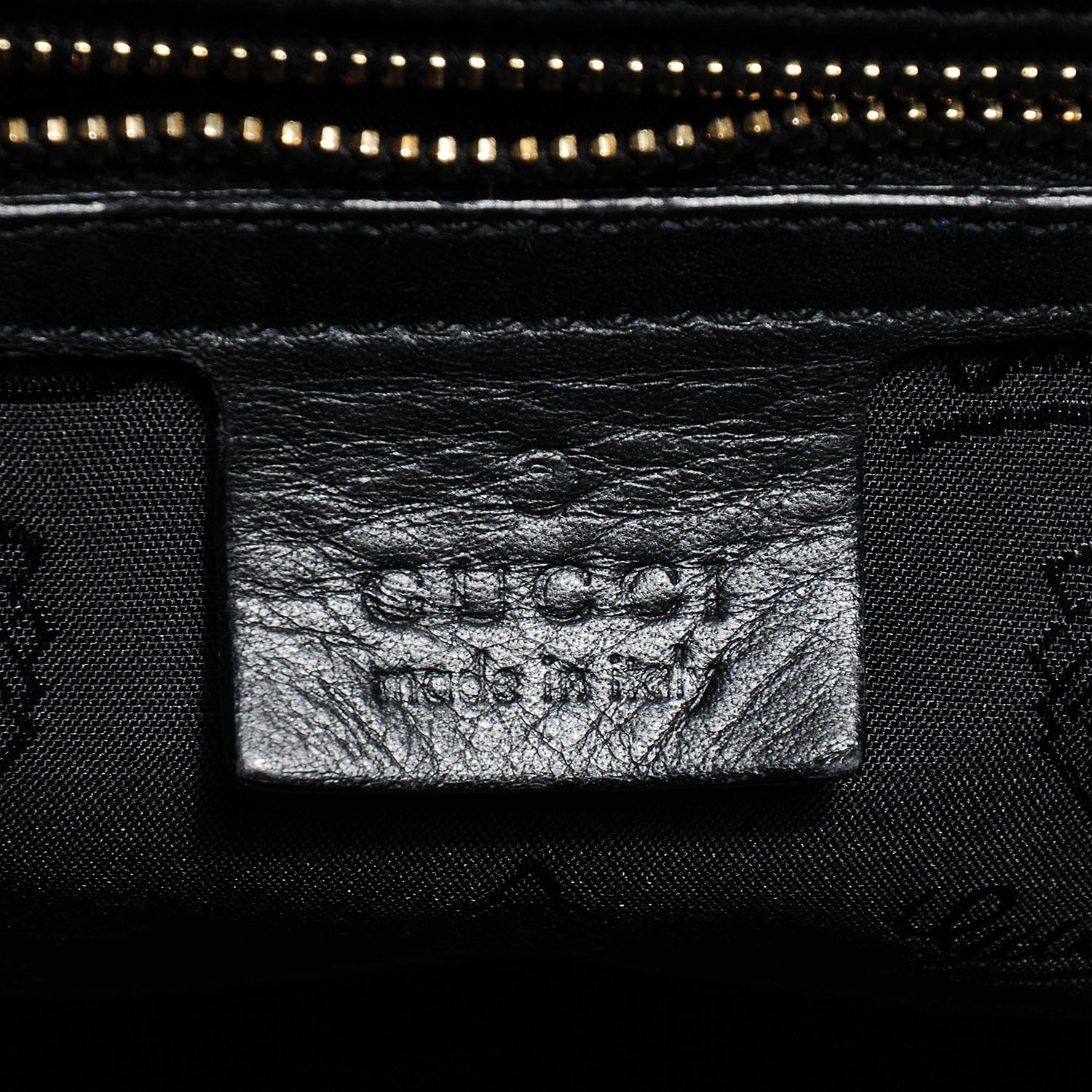 Gucci Dialux Large Queen Tote Black 6 of 7