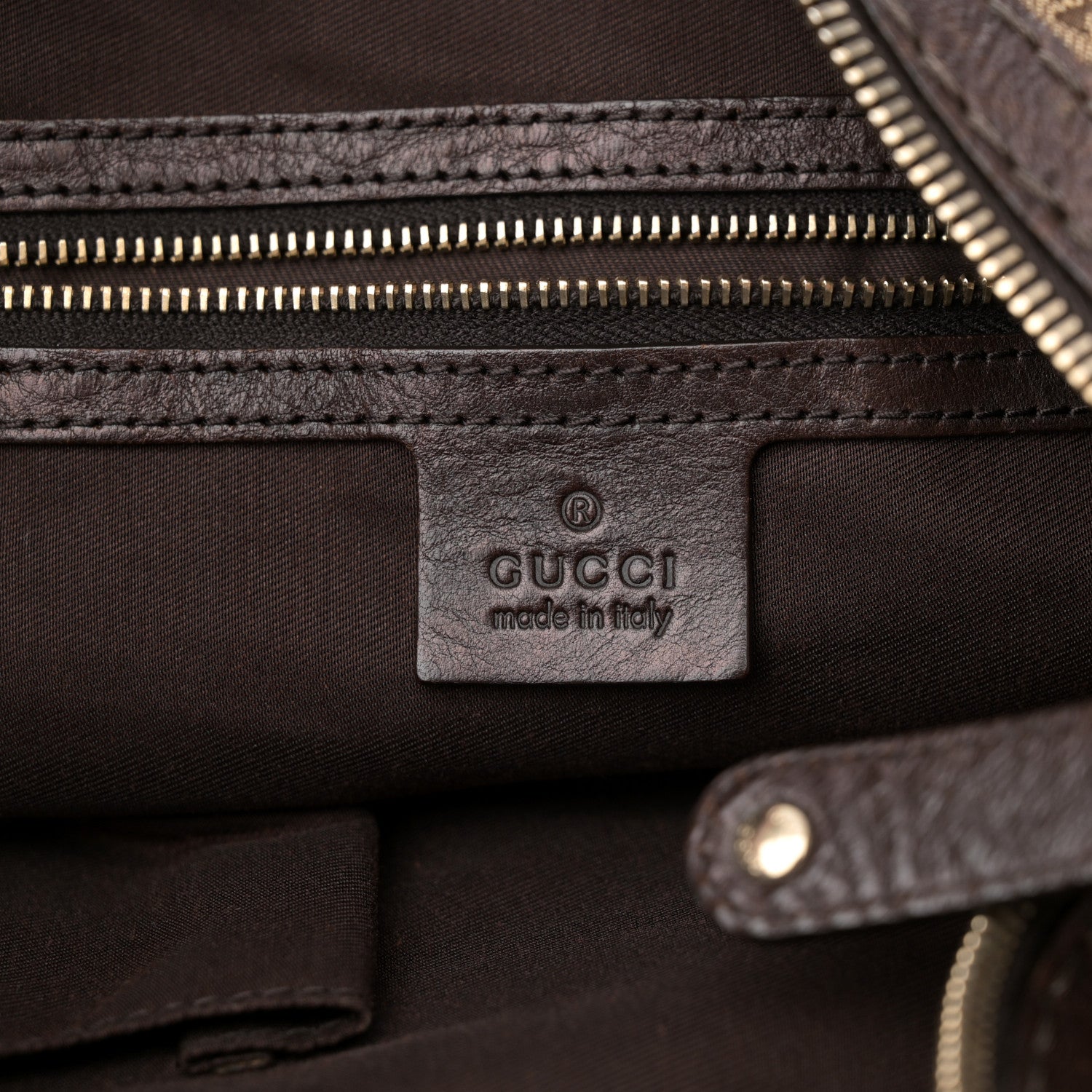 Gucci Monogram Medium Charlotte Hobo Brown 6 of 18