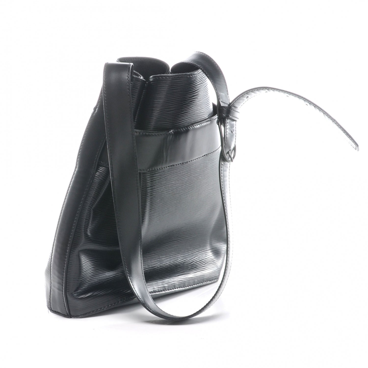 Louis Vuitton Epi Sac D'Epaule Shoulder Black 4 of 8