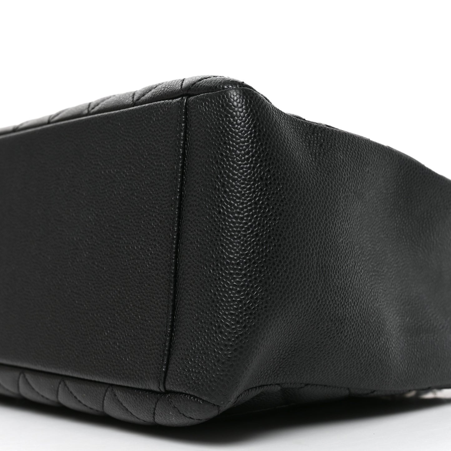 Caviar Quilted Grand Shopping Tote GST Black