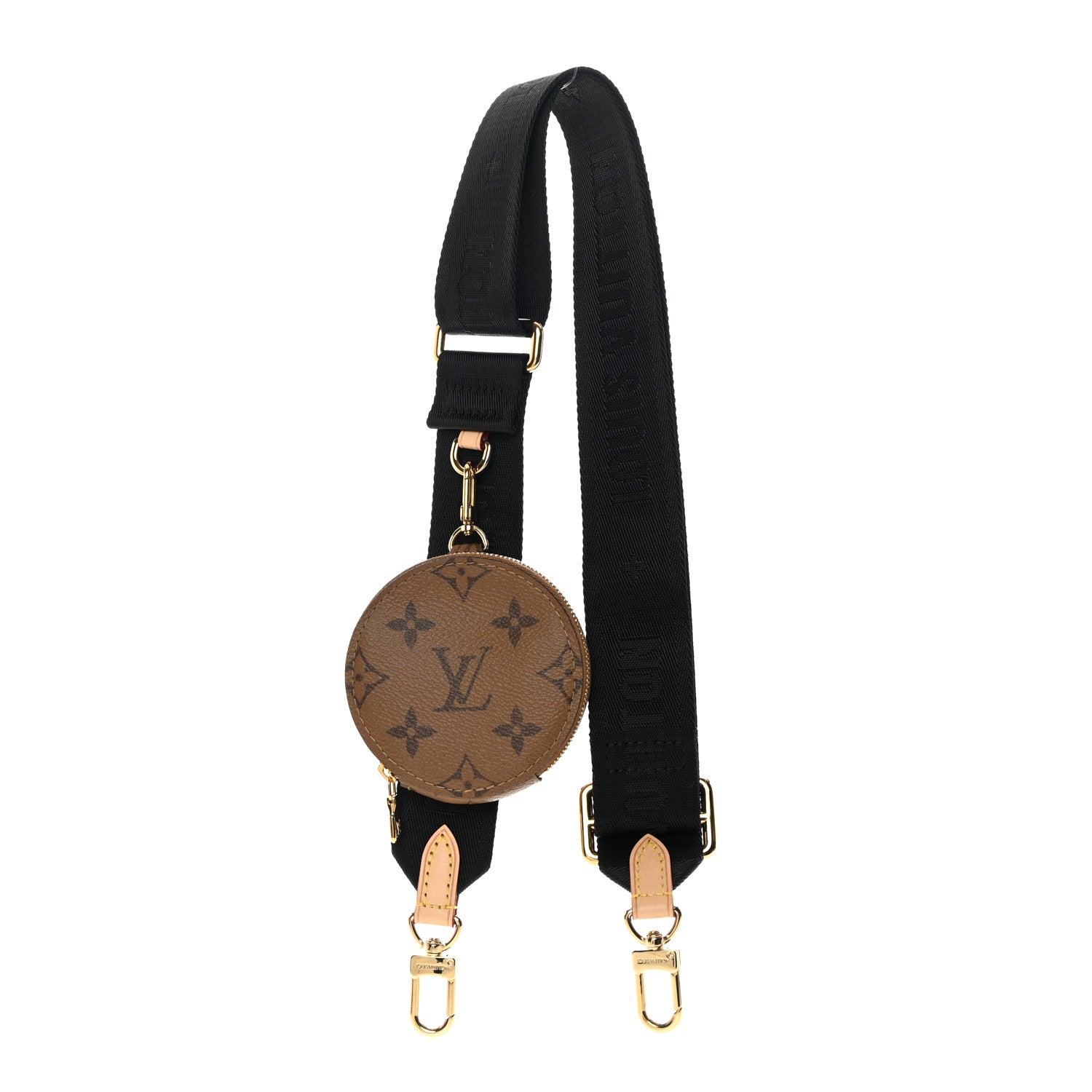 Louis Vuitton Monogram Multi Pochette Accessories Bandouliere Shoulder Strap Black 1 of 5