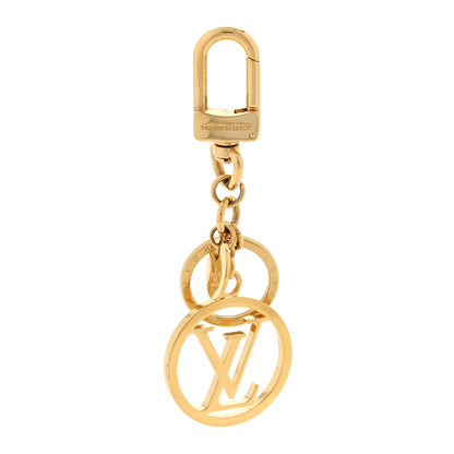Louis Vuitton LV Circle Bag Charm Key Holder Gold 1 of 3