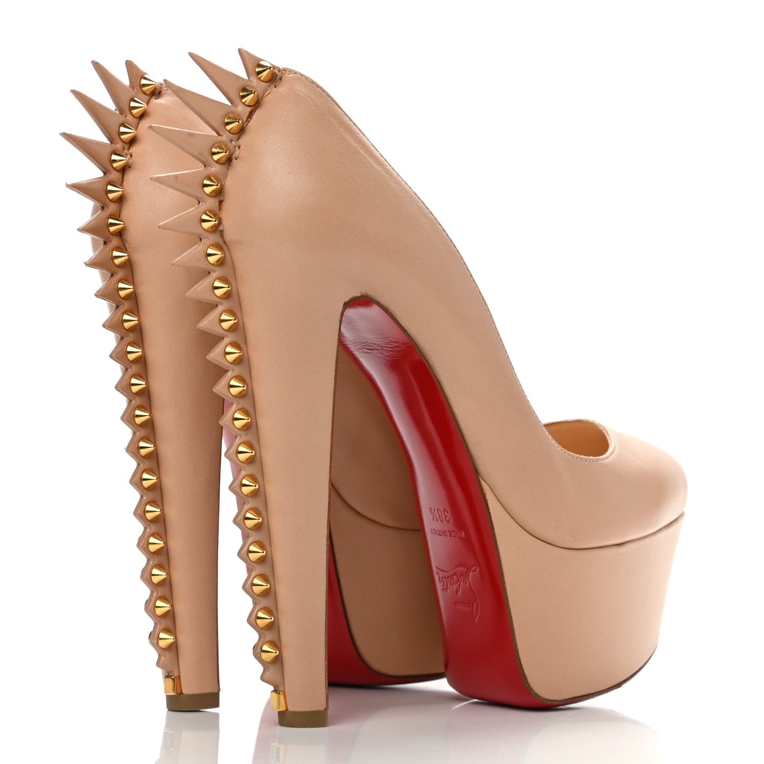 Christian Louboutin Nappa Electropump 160 Pumps 38.5 Nude 4 of 9