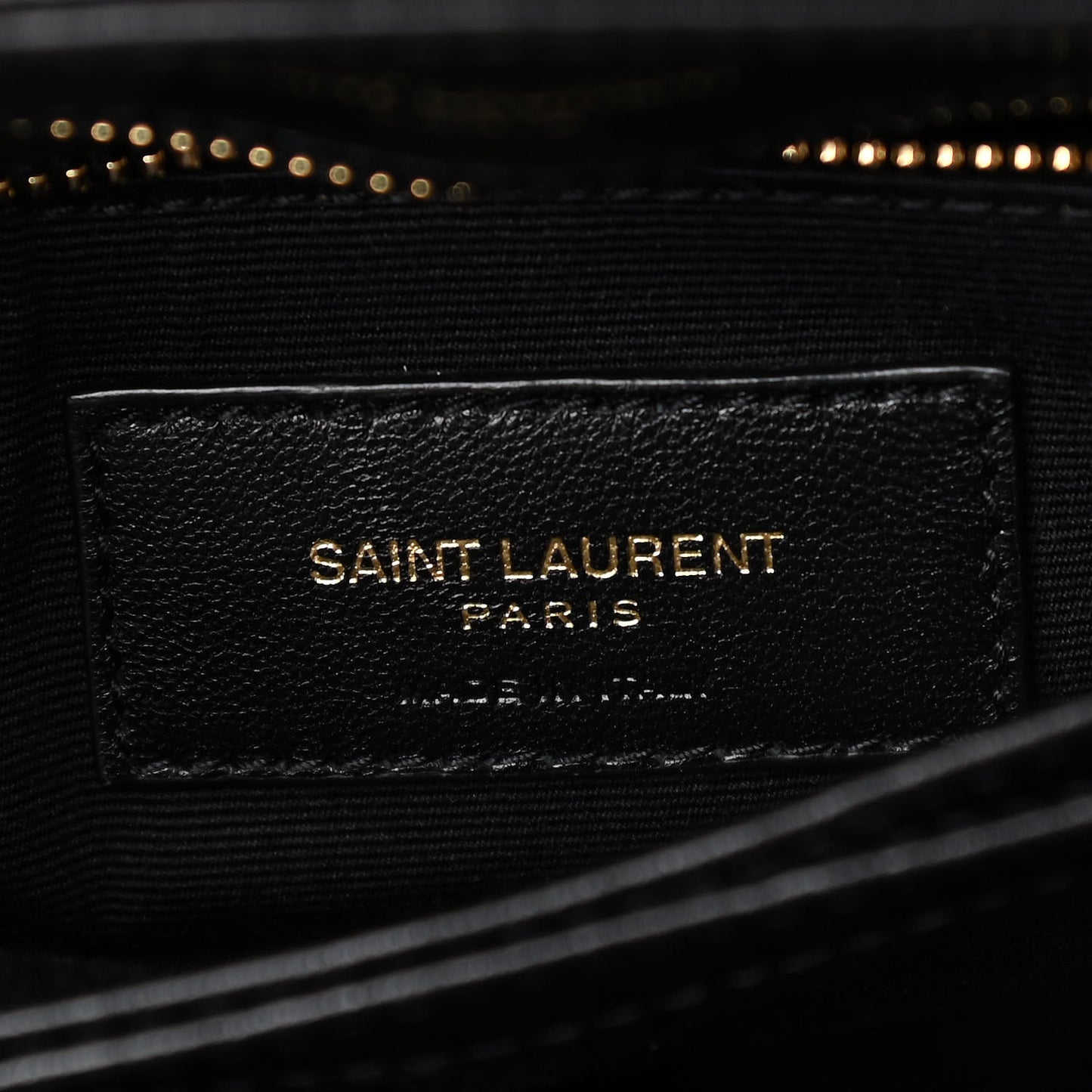 Calfskin Y Quilted Monogram Toy Loulou Crossbody Bag Black