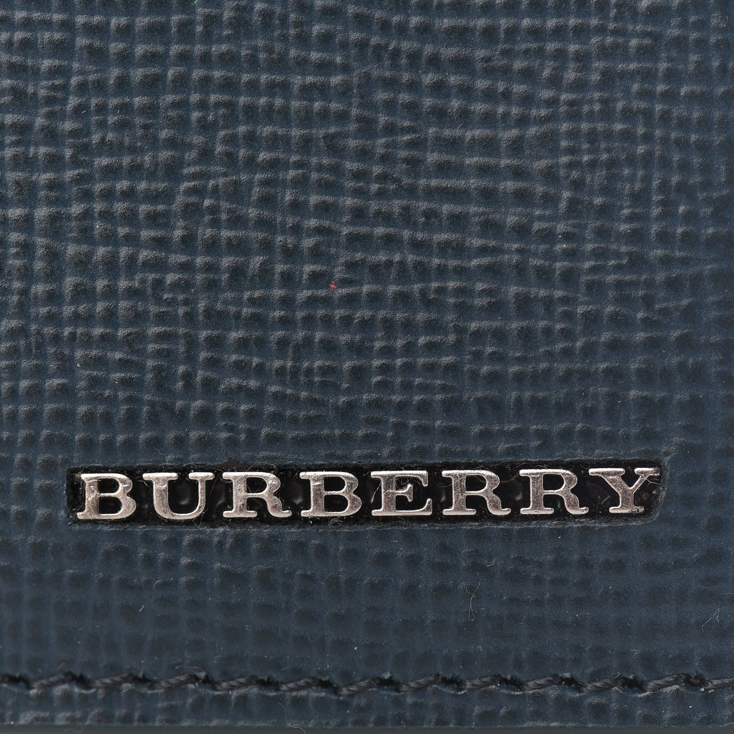 Burberry London Grainy Calfskin Bernie Credit Card Case Blue 6 of 6
