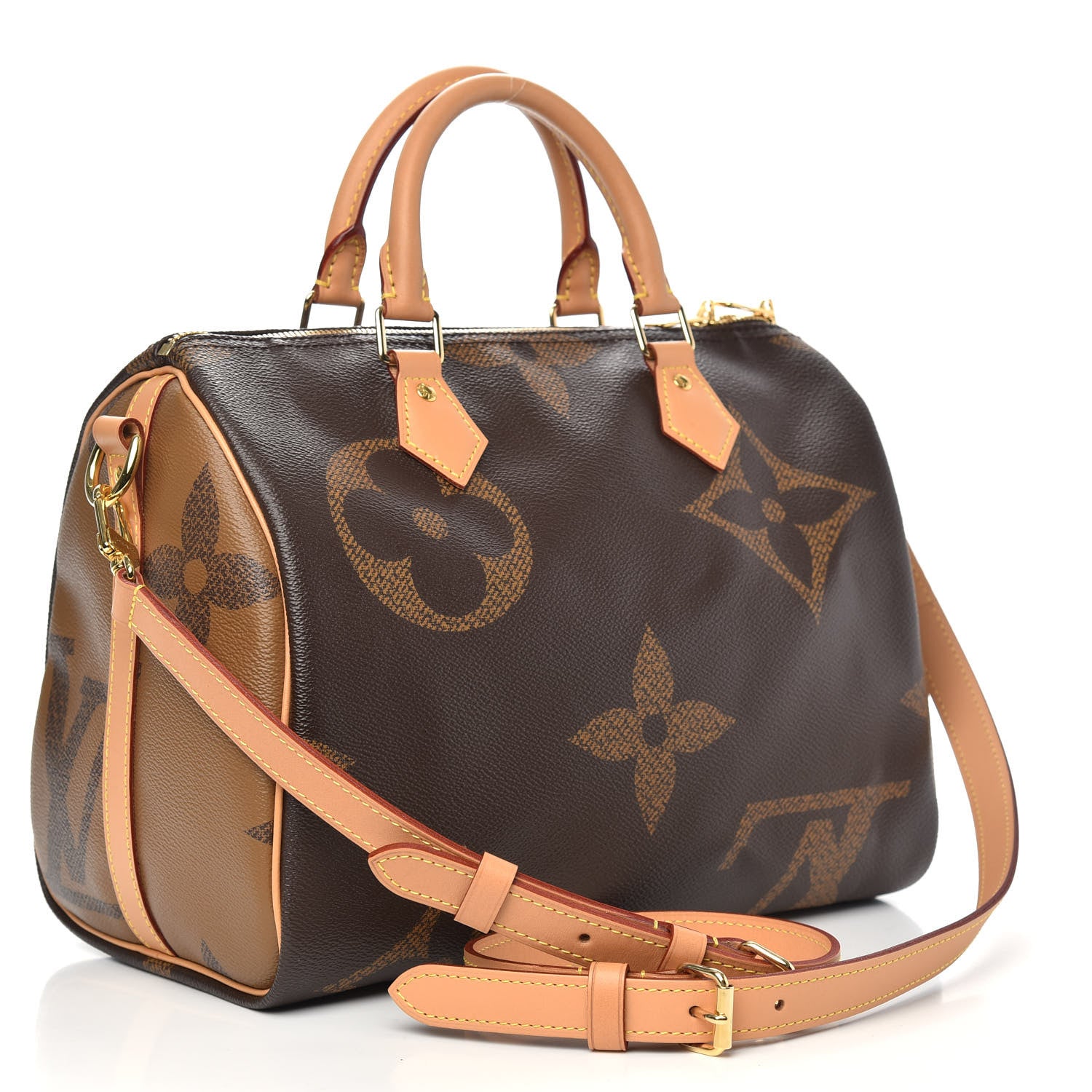Louis Vuitton Reverse Monogram Giant Speedy Bandouliere 30 3 of 10