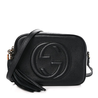 Gucci Pebbled Calfskin Small Soho Disco Bag Black 1 of 12