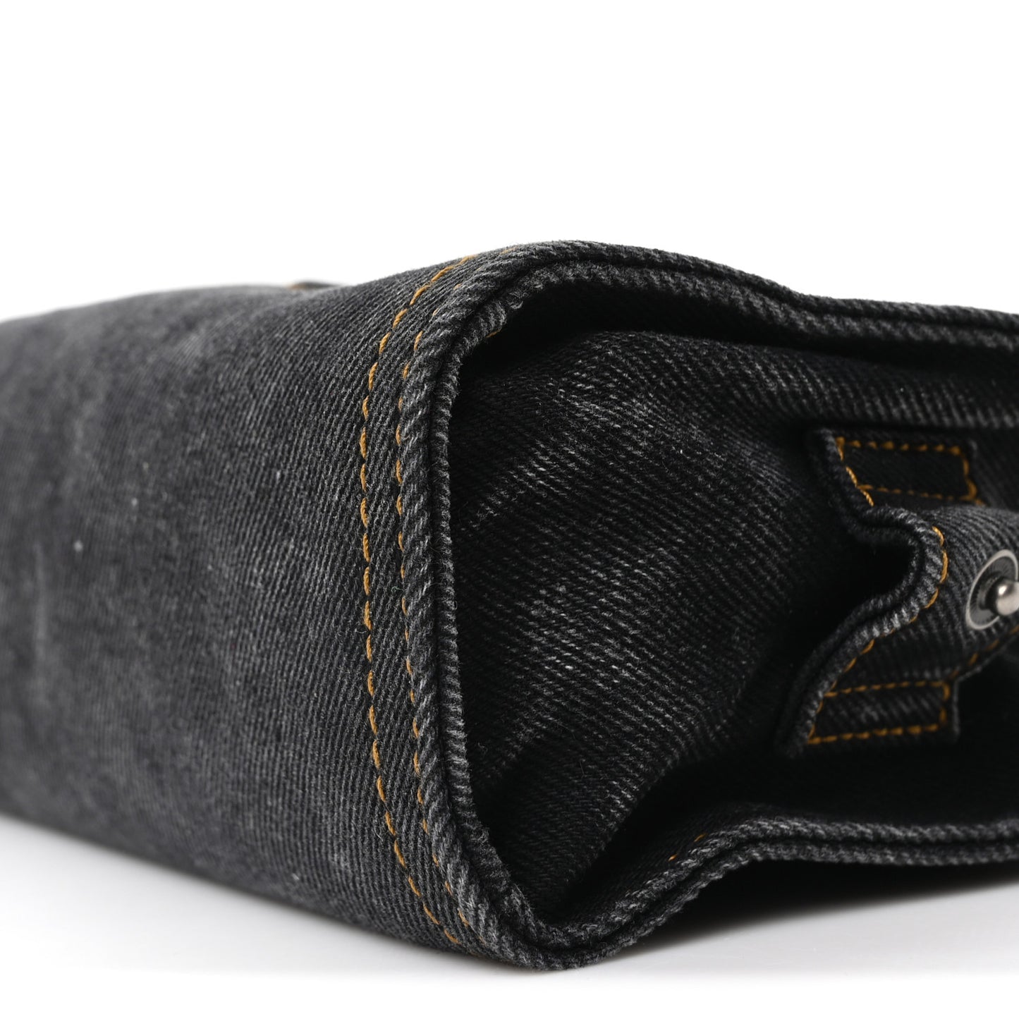 Denim Small Shopping Bag Black