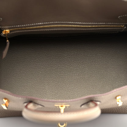 Hermes Togo Birkin 25 Etoupe 15 of 33