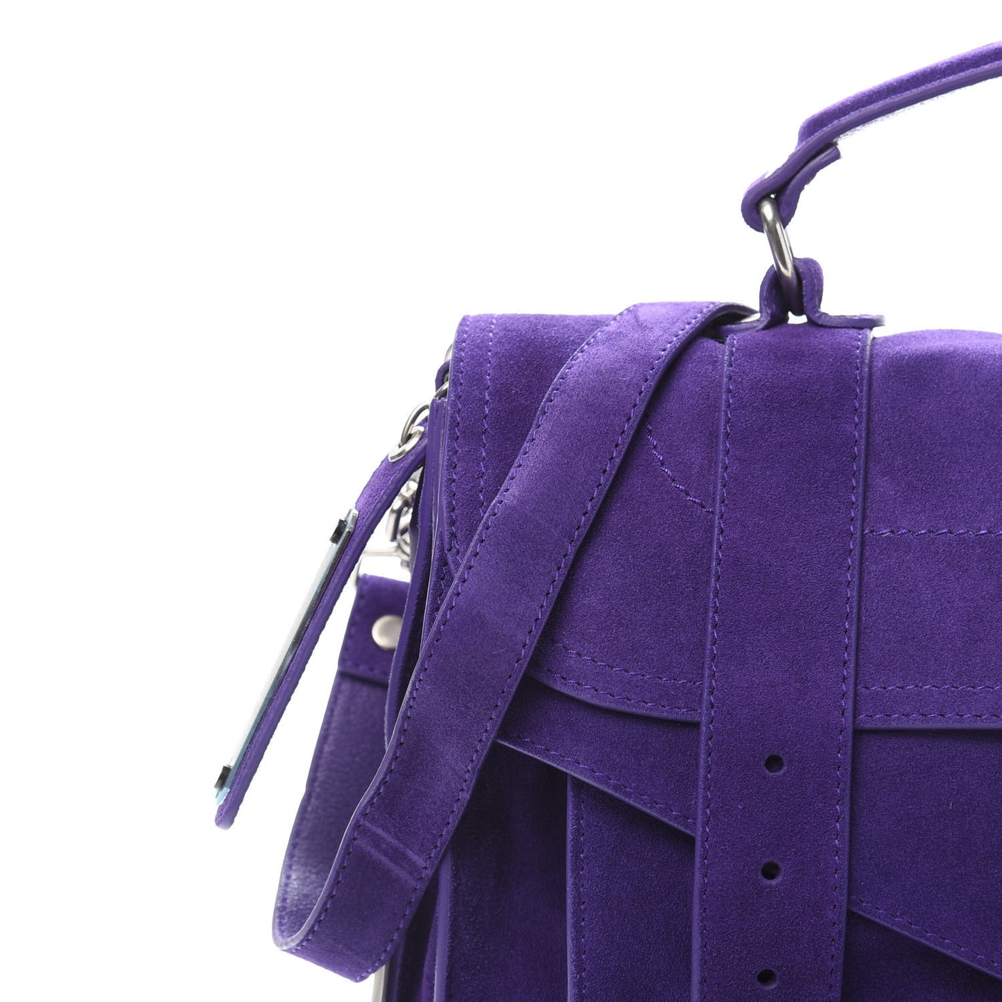 Suede Medium PS1 Satchel Amethyst