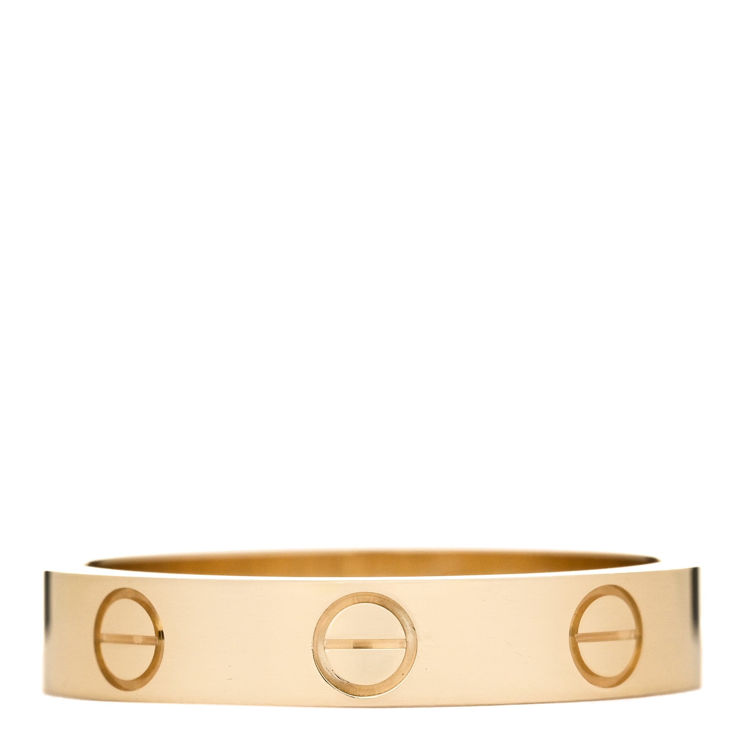 Cartier 18K Yellow Gold 3.5mm LOVE Wedding Band Ring 53 6.5 1 of 4