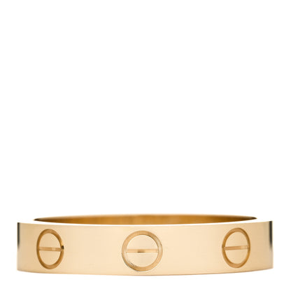 Cartier 18K Yellow Gold 3.5mm LOVE Wedding Band Ring 53 6.5 1 of 4