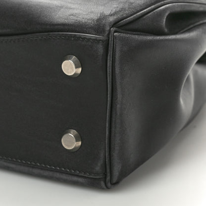 Balenciaga Smooth Calfskin Used Effect Medium Rodeo Top Handle Handbag Black 9 of 14