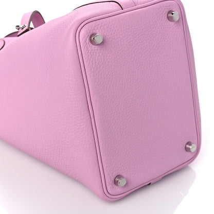 Hermes Taurillon Clemence Picotin Lock 18 PM Mauve Sylvestre 8 of 9