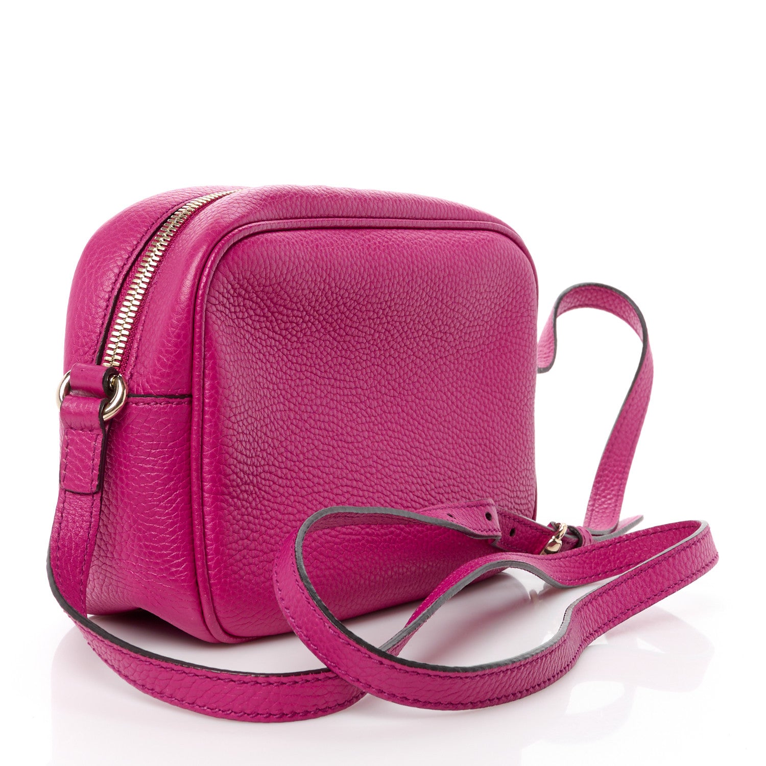 Gucci Cellrius Calfskin Small Soho Disco Bag Bright Bouganville 3 of 11