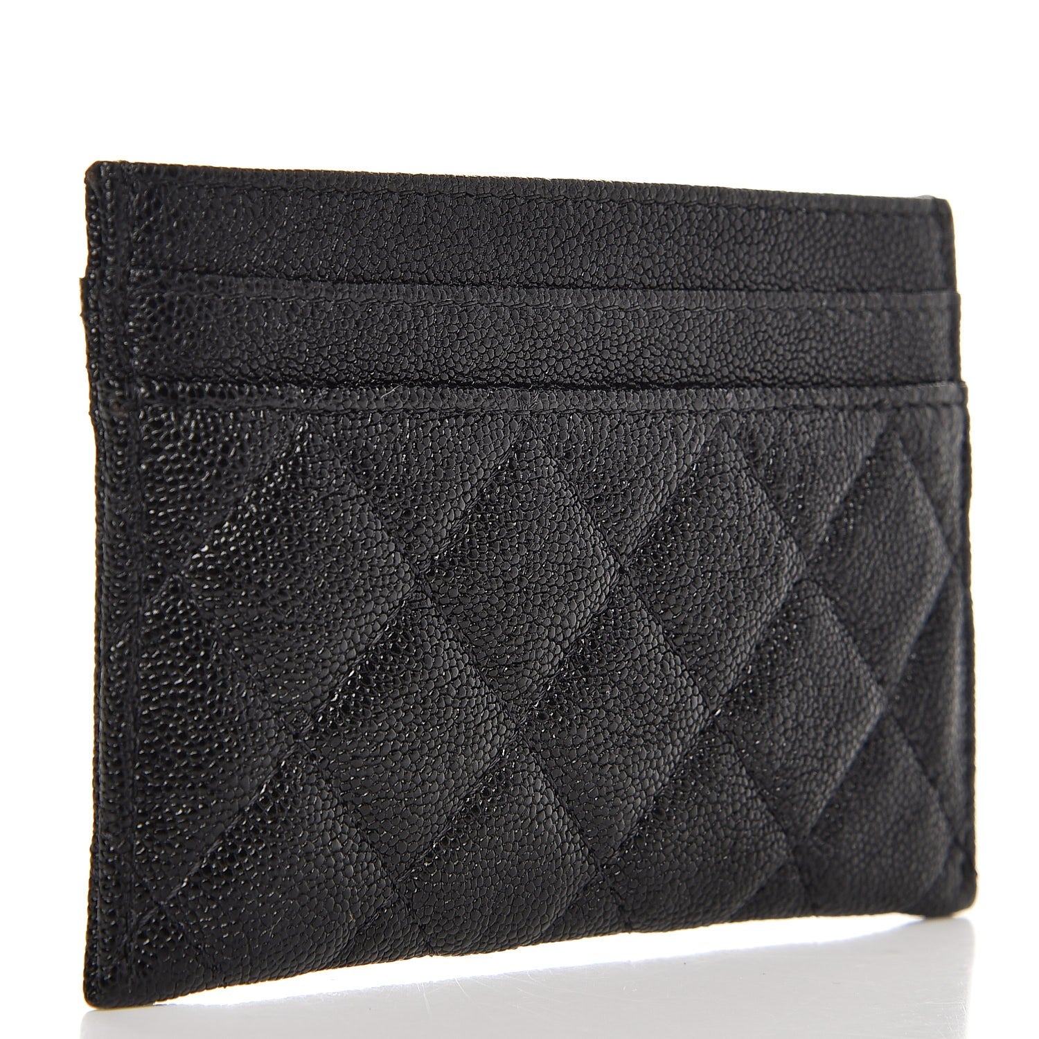 Chanel Caviar Quilted Boy Card Holder Black 3 of 9