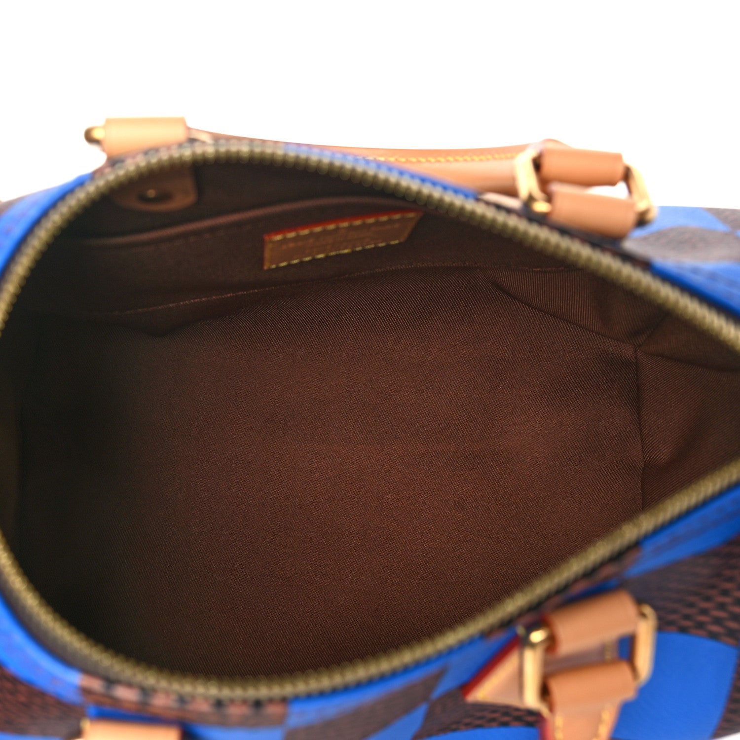 Louis Vuitton Damier Pop Speedy Bandouliere 25 Blue 5 of 8