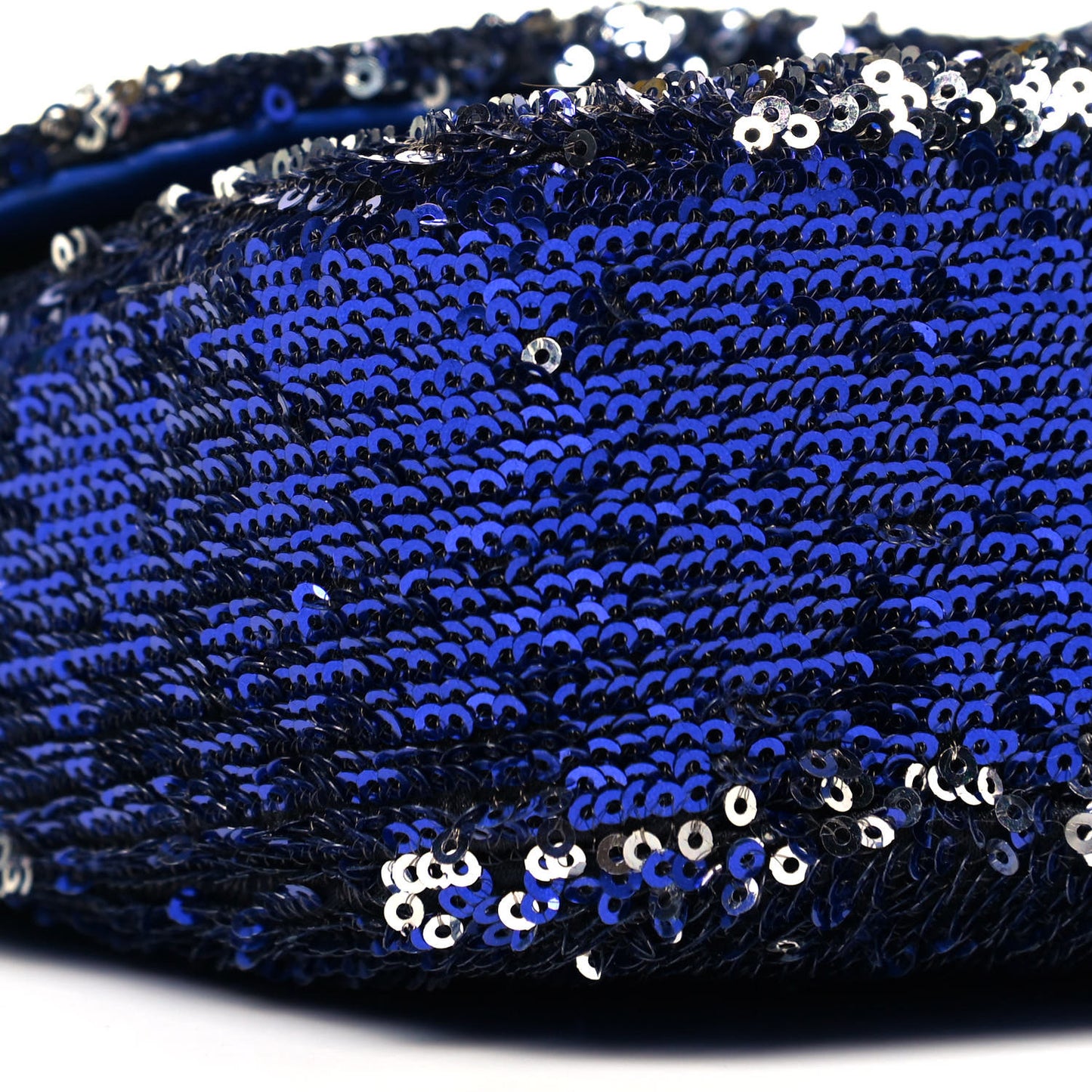 Sequin Medium Flap Dark Blue