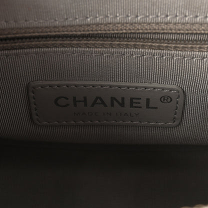 Chanel Aged Calfskin Quilted Small Gabrielle Hobo Grey 6 of 10