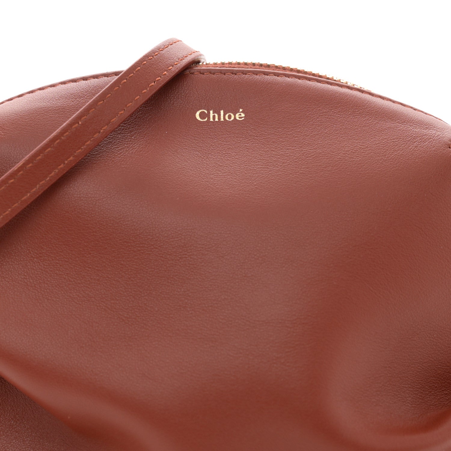 Chloe Calfskin Mini Judy Shoulder Sepia Brown 8 of 12