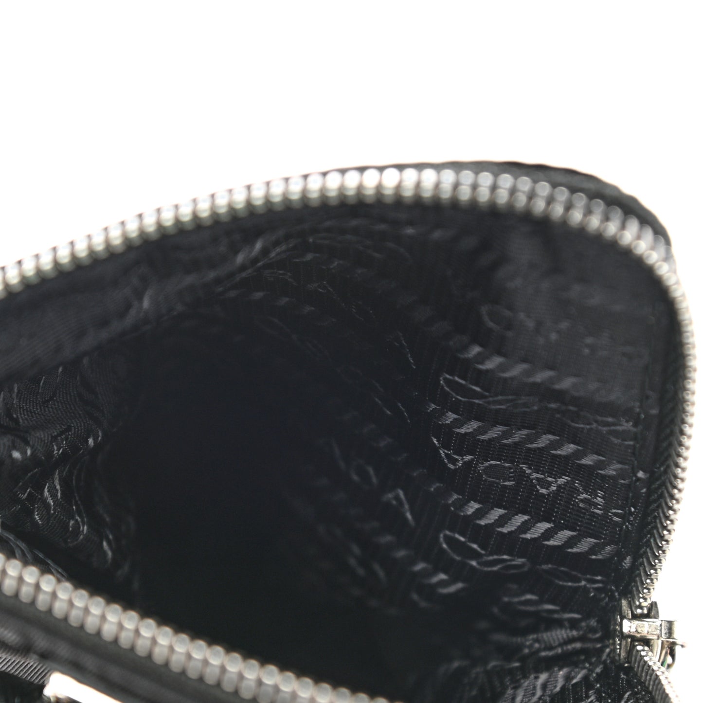 Tessuto Re-Nylon Double Pouch Black