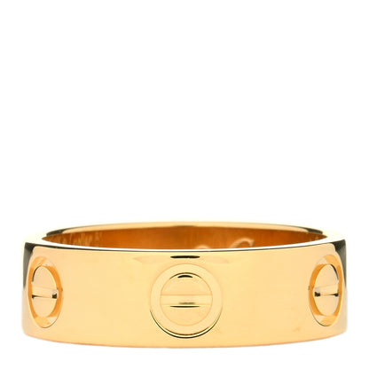 Cartier 18K Yellow Gold 5.5mm LOVE Ring 51 5.75 1 of 3