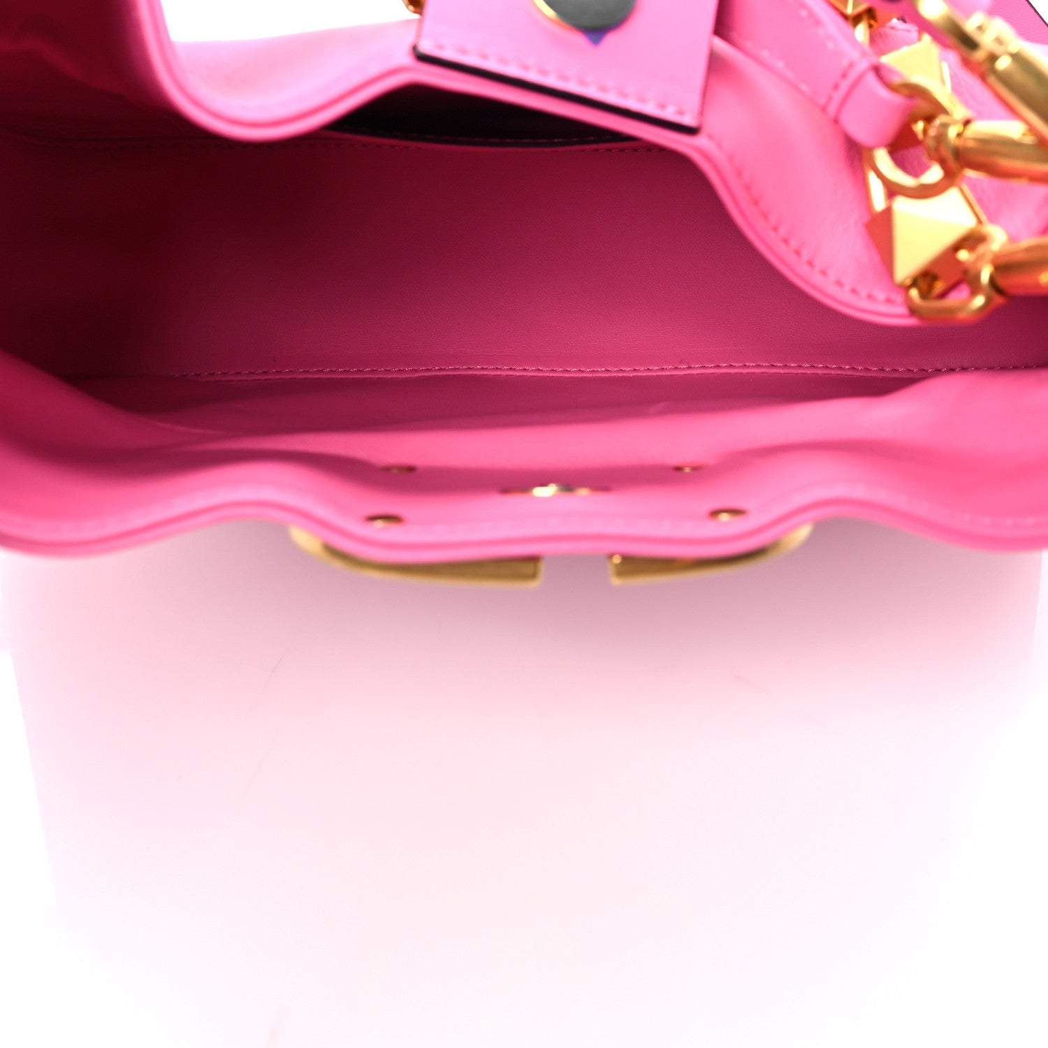 Valentino Garavani Nappa Stud Sign Hobo Feminine Pink 4 of 6
