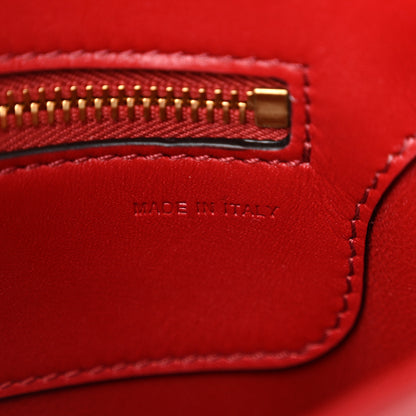 Valentino Garavani Calfskin Small Vlogo Chain Shoulder Bag Rosso Valentino 8 of 11