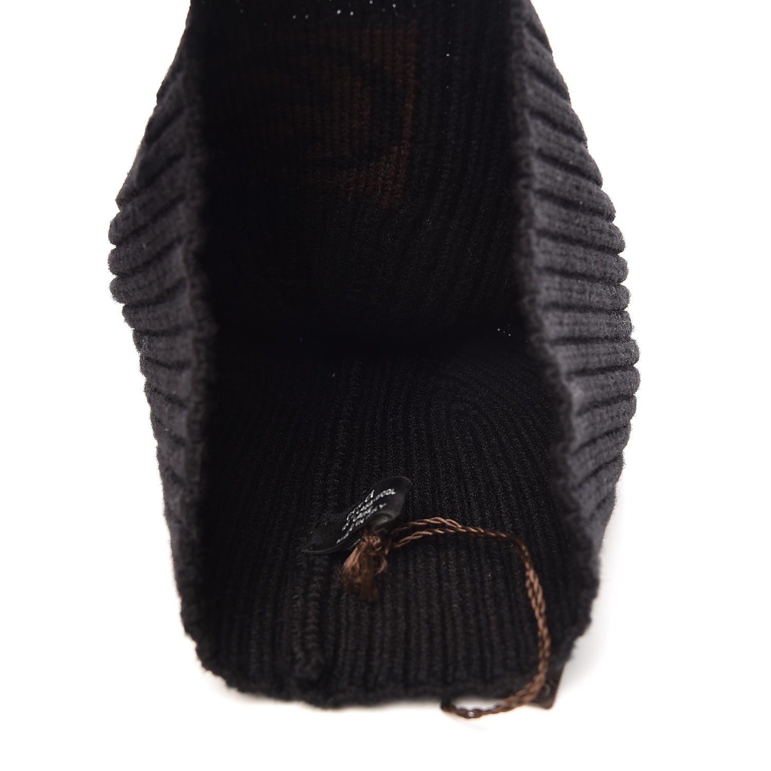 Gucci Wool Interlocking GG Logo Beanie Hat Black 4 of 6