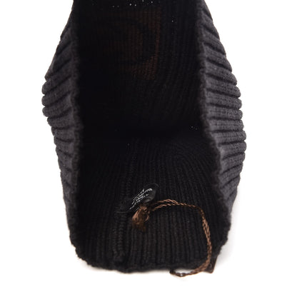 Gucci Wool Interlocking GG Logo Beanie Hat Black 4 of 6