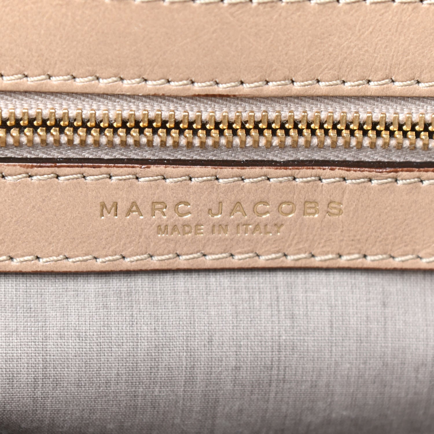 Marc Jacobs Calfskin Patchwork Stam Beige 6 of 9