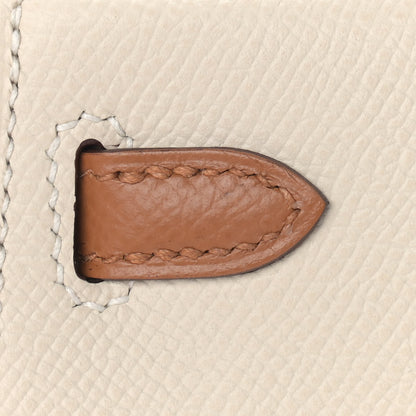 Hermes Epsom Mini Horseshoe Kelly Sellier 20 Craie Sesame 12 of 32