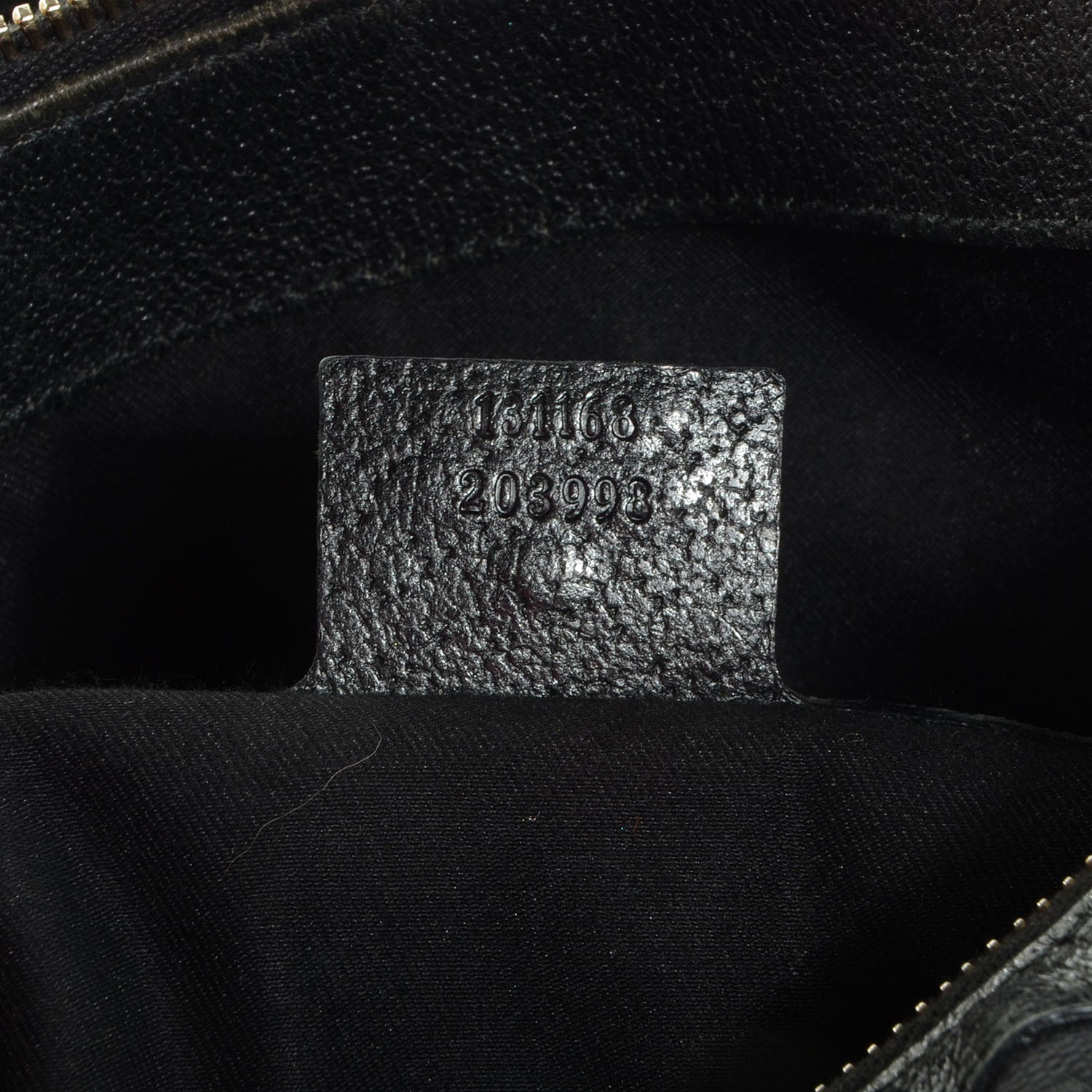 Gucci Monogram Web Bamboo Ring Hobo Black 7 of 7