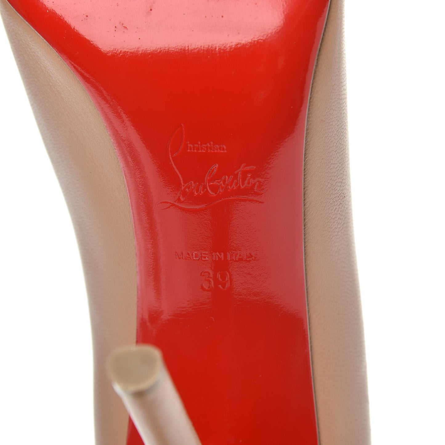 Nappa Apostrophy 100 Pumps 39 Nude