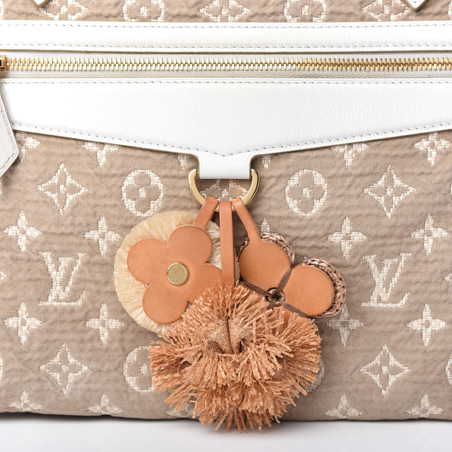 Monogram Sabbia Cabas GM White