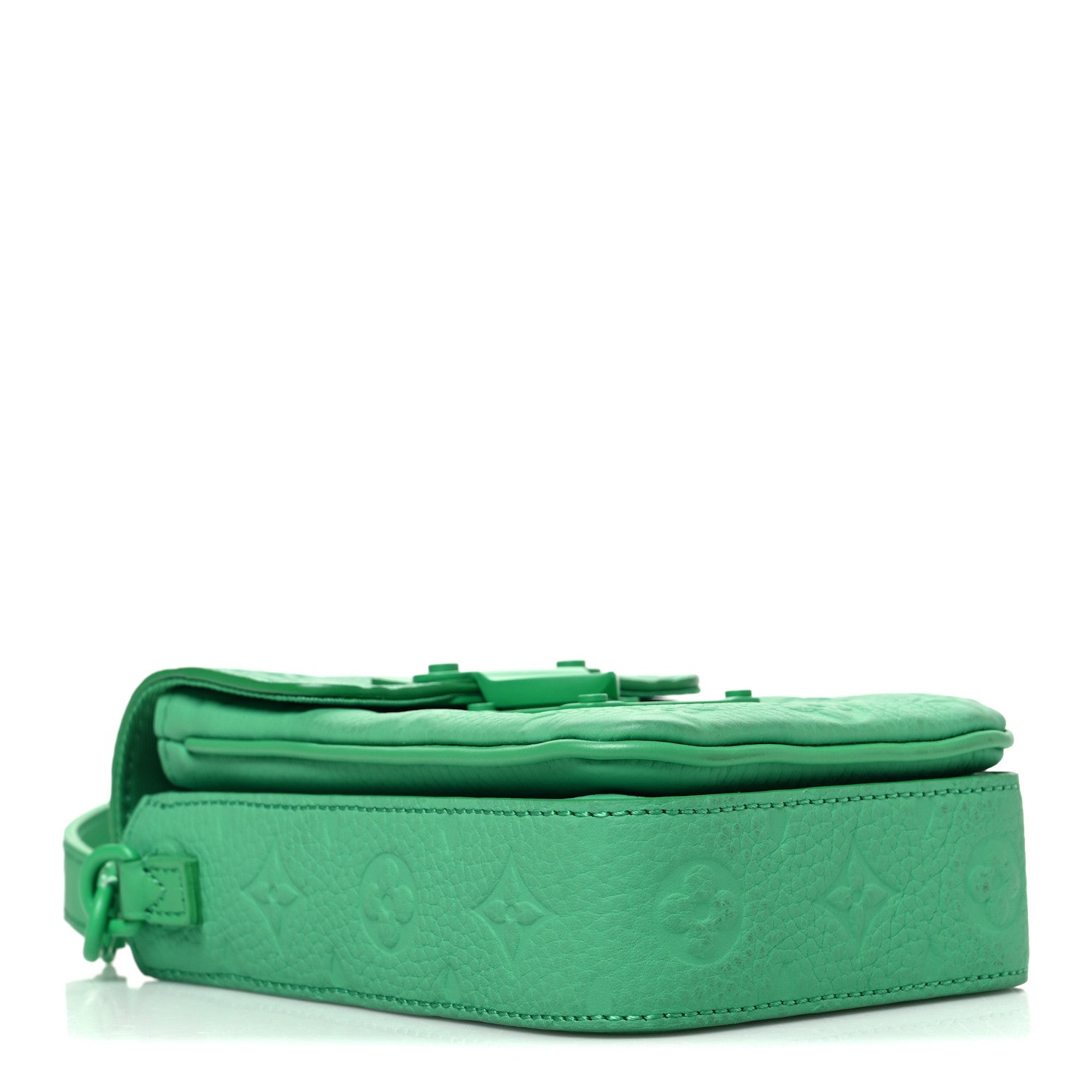 Louis Vuitton Taurillon Monogram S Lock Wearable Wallet Minty Green 4 of 10