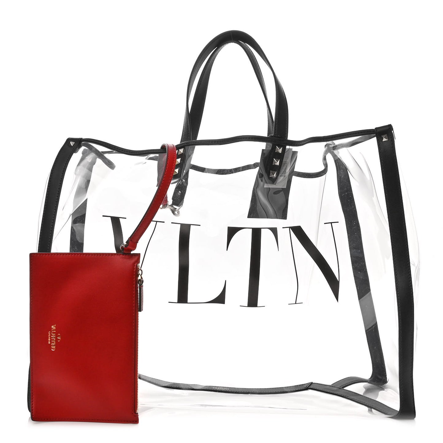 Plexy VLTN Large Shopping Bag Transparent