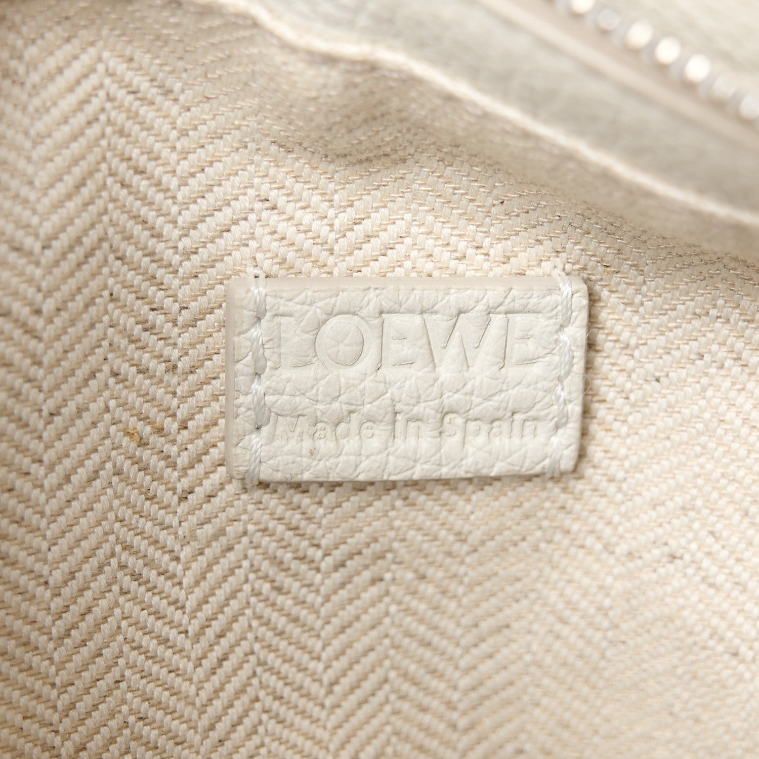 Loewe Calfskin Mini Puzzle Edge Bag Soft White 6 of 12