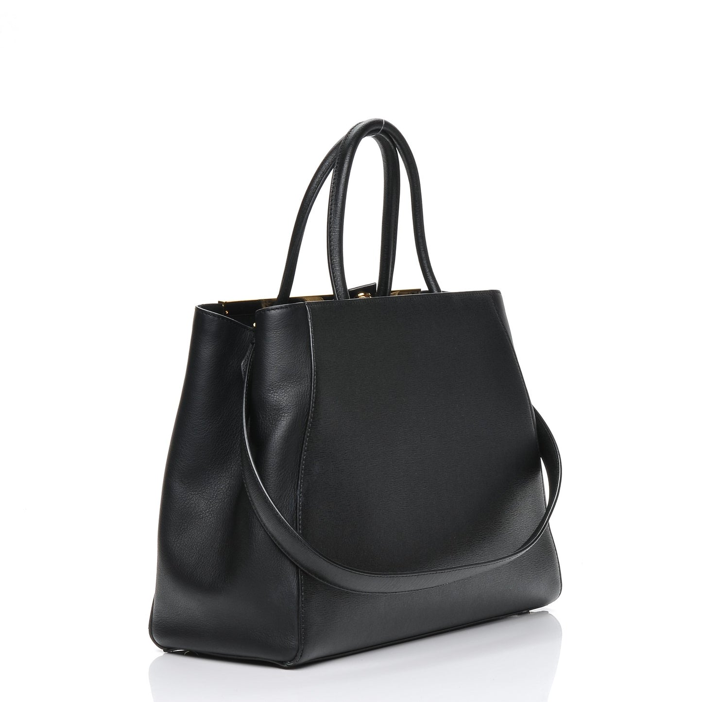 Vitello Elite Medium 2Jours Tote Black