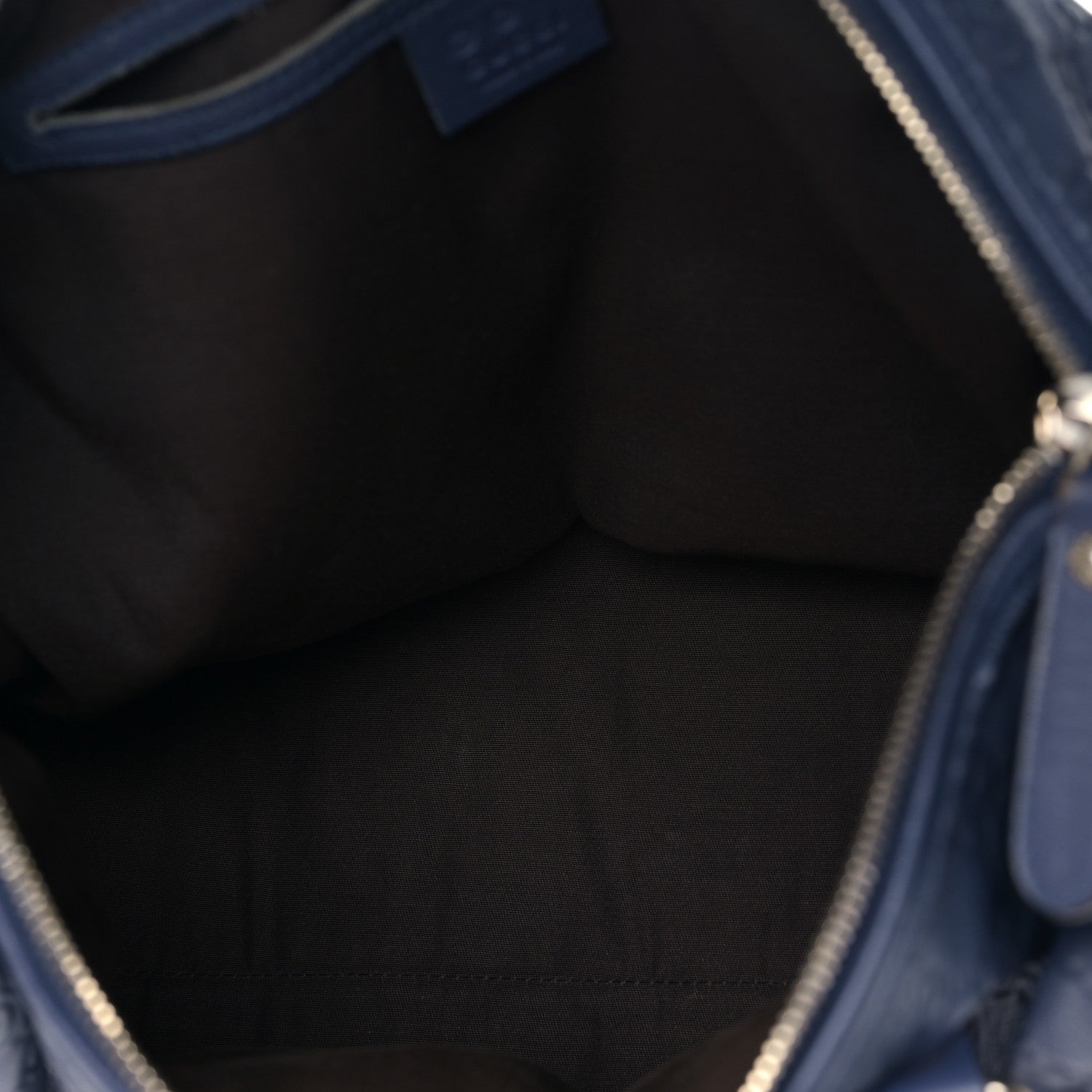 Gucci Guccissima Medium Joy Boston Blue 9 of 17
