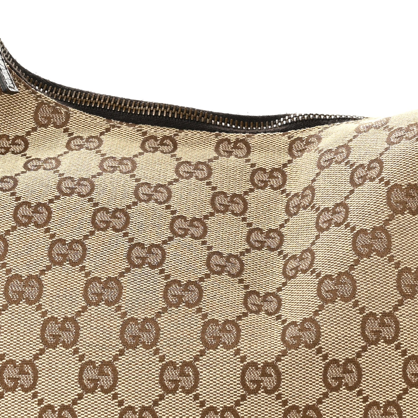 Monogram Medium Horsebit Chain Hobo Dark Brown