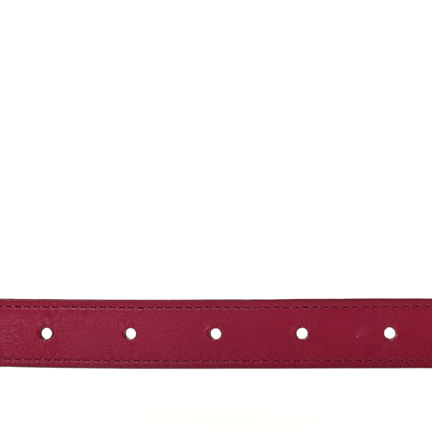 Calfskin 20mm LV Initiales Belt 80 32 Bordeaux