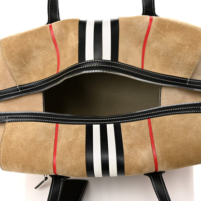 Burberry Suede Southcombe Duffle Bag Archive Beige 4 of 8