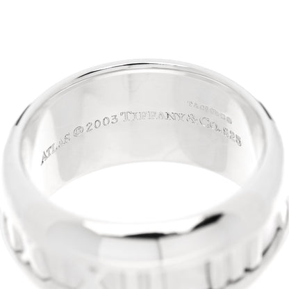 Tiffany Sterling Silver Atlas Band Ring 49 5 4 of 4