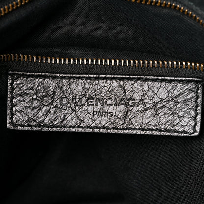 Balenciaga Agneau Arena Graffiti Short Strap Classic Hardware City Black White 6 of 10