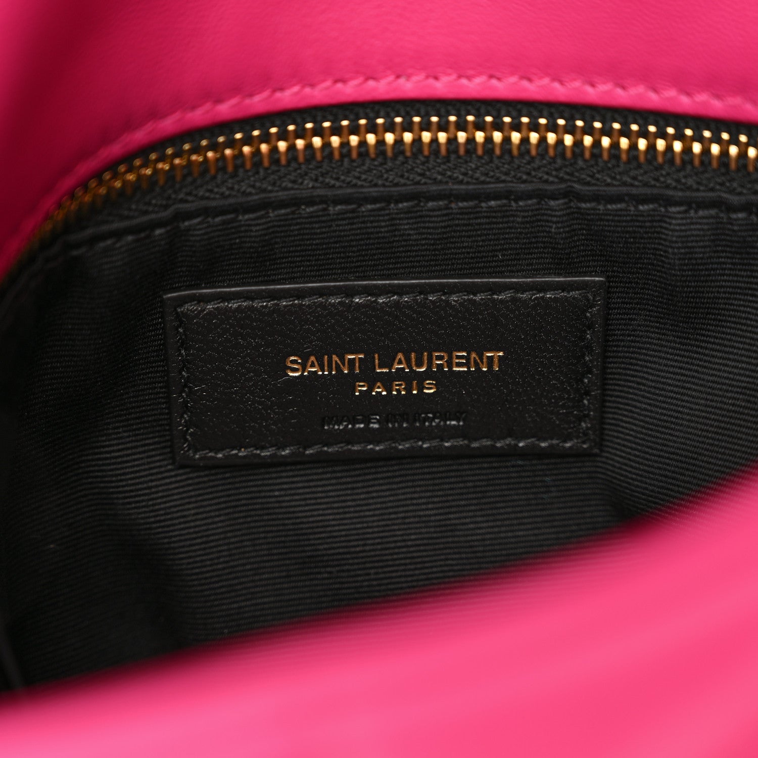 Saint Laurent Lambskin Quilted Toy Loulou Puffer Monogram Chain Satchel Bubblegum 7 of 11